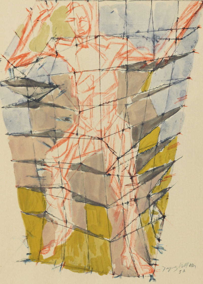 Jacques Villon - En colère, 1959