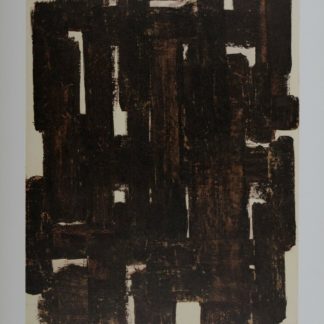 Pierre Soulages - Composition #5, 1962