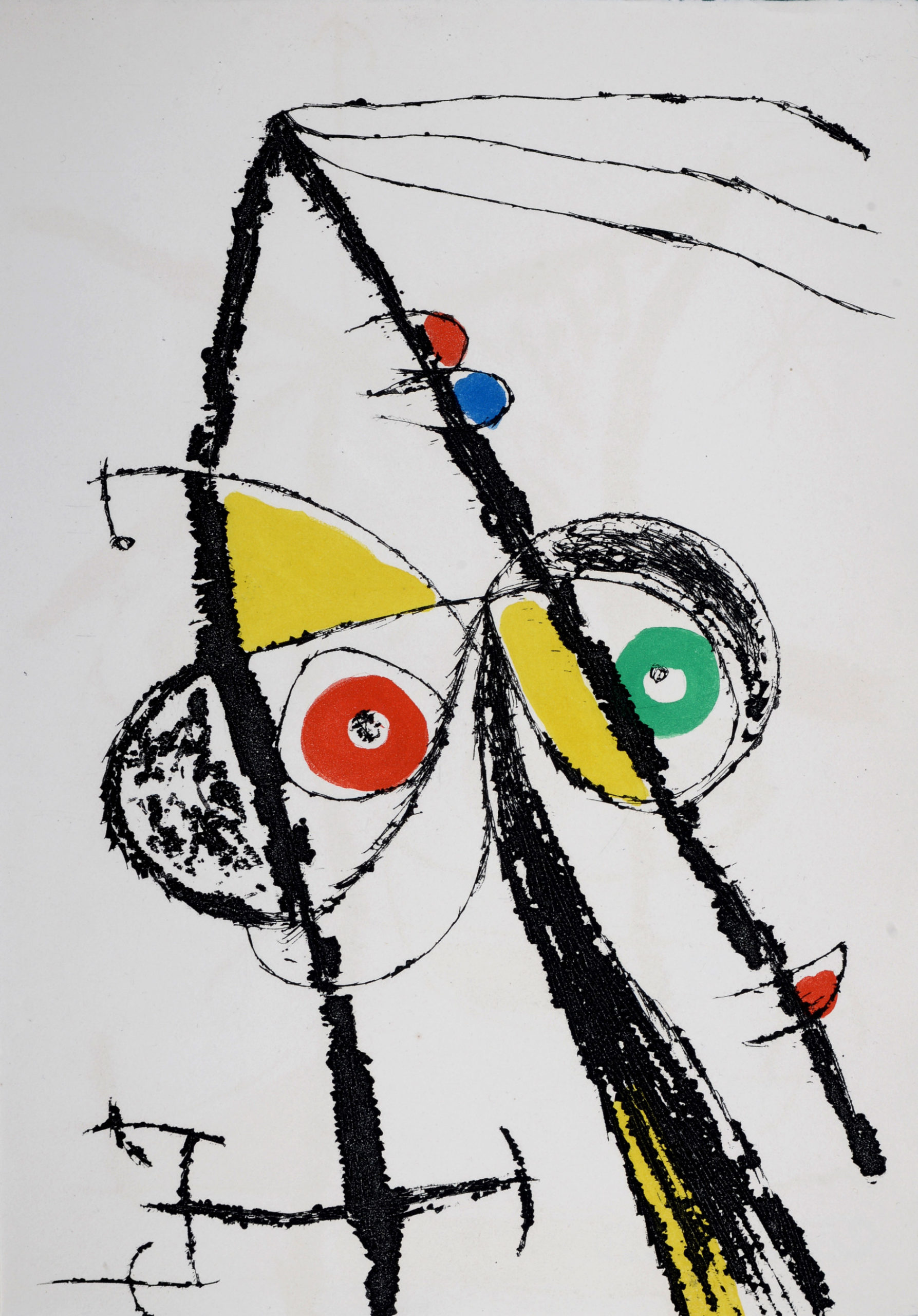 Joan Miro Le Courtisan grotesque XXI, 1974 NCAG