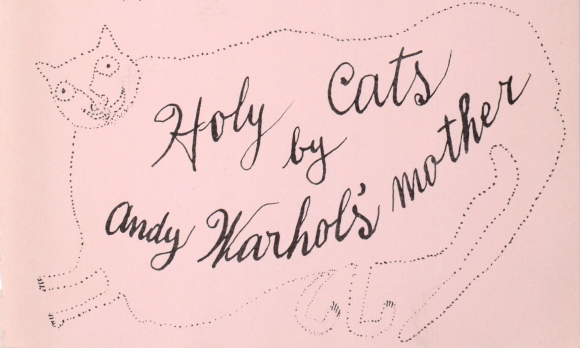 Andy Warhol : Holy Cats, c. 1957