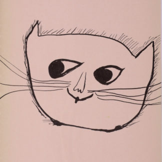 Andy Warhol : Holy Cats : And once in a while, c. 1957