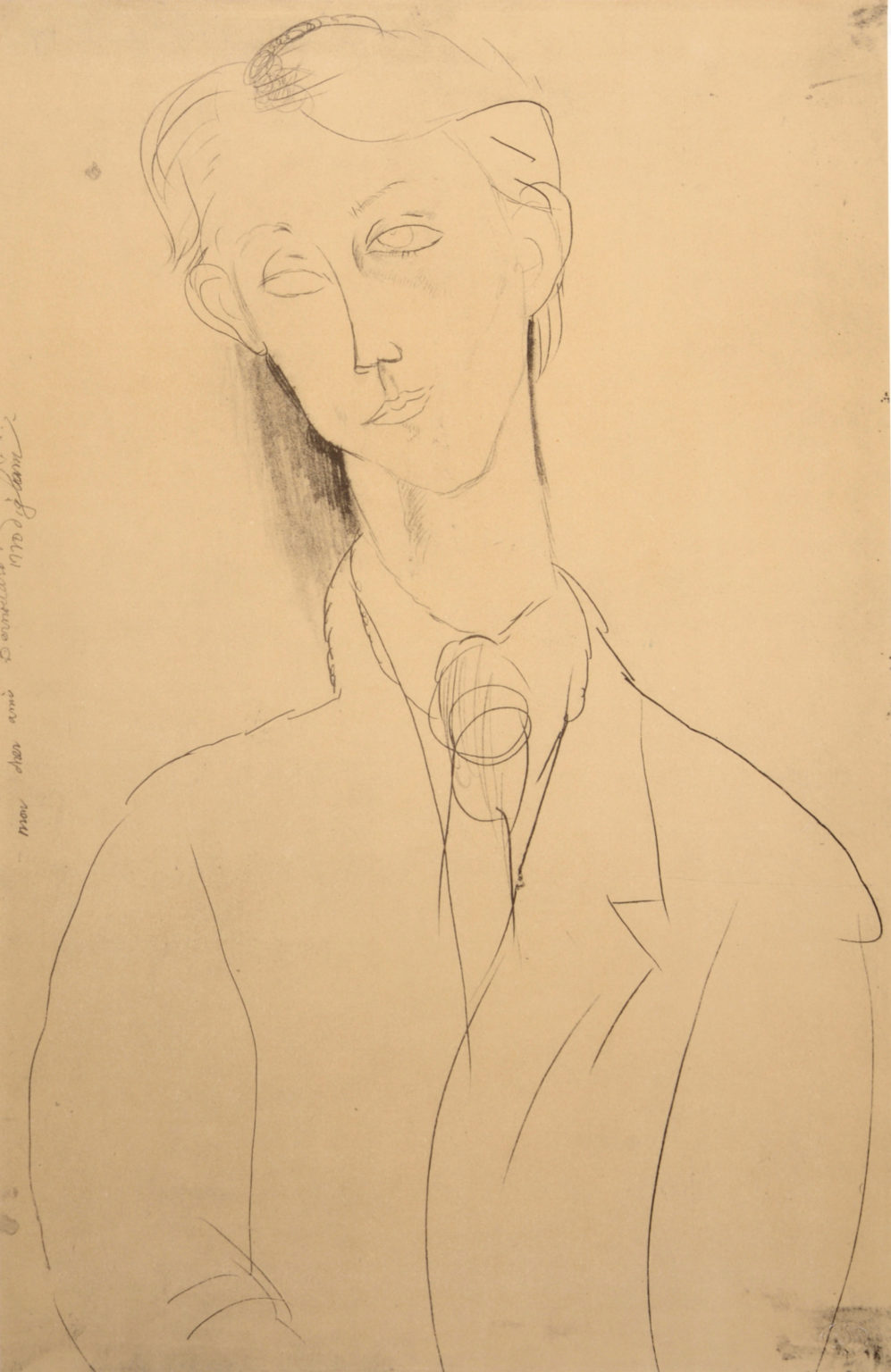 Amedeo Modigliani (After) - Jeune élégant, 1959