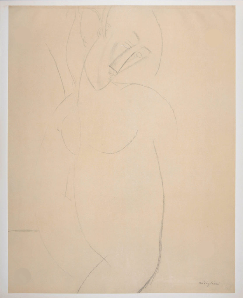 Amedeo Modigliani (After) - Cariatide, 1959