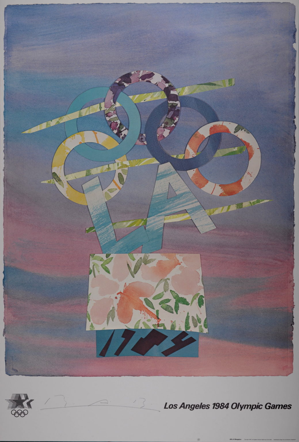 Billy Al Bengston - Los Angeles Olympic,1984 - Signée à la main