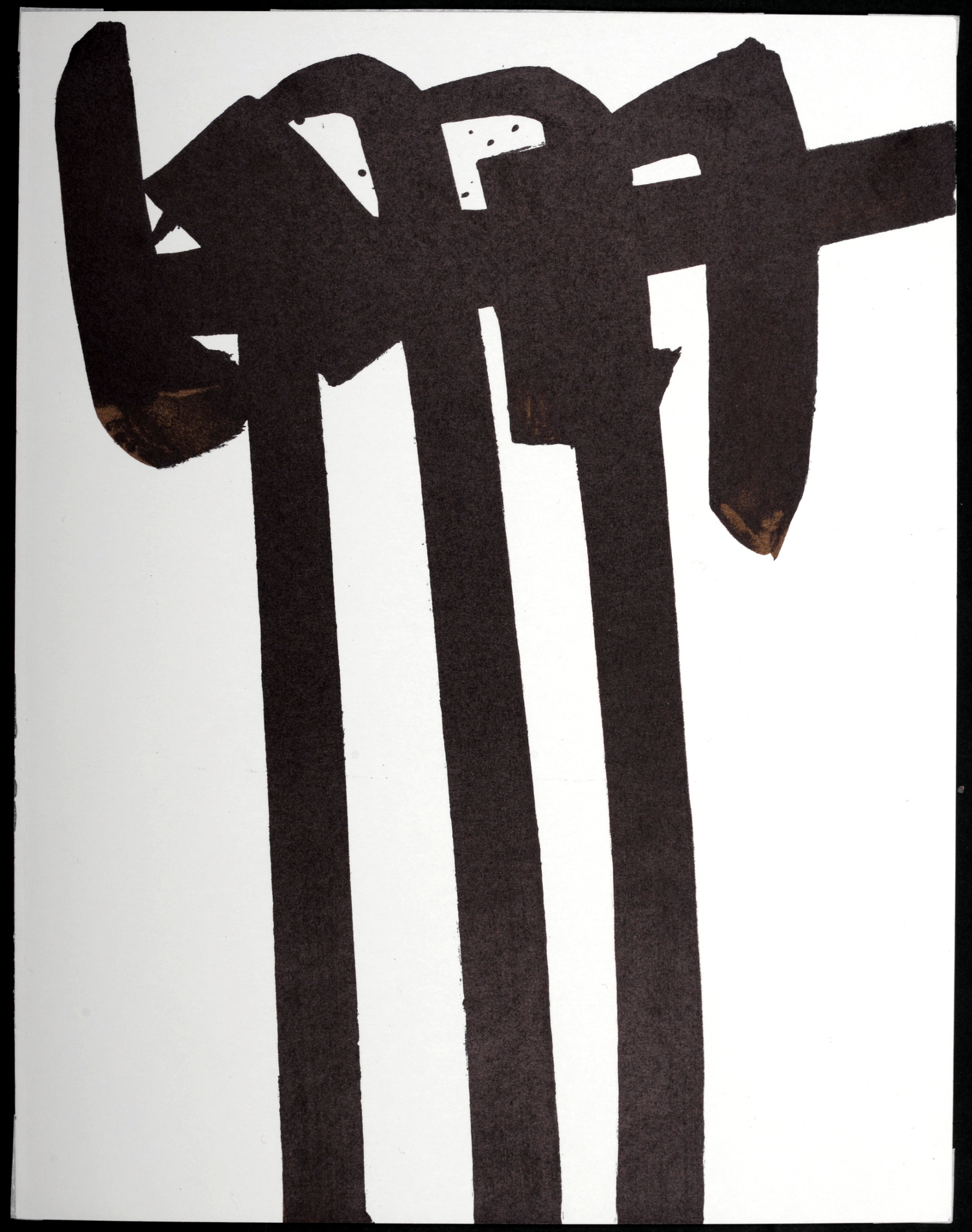 Pierre Soulages : Lithographie n° 28, 1970