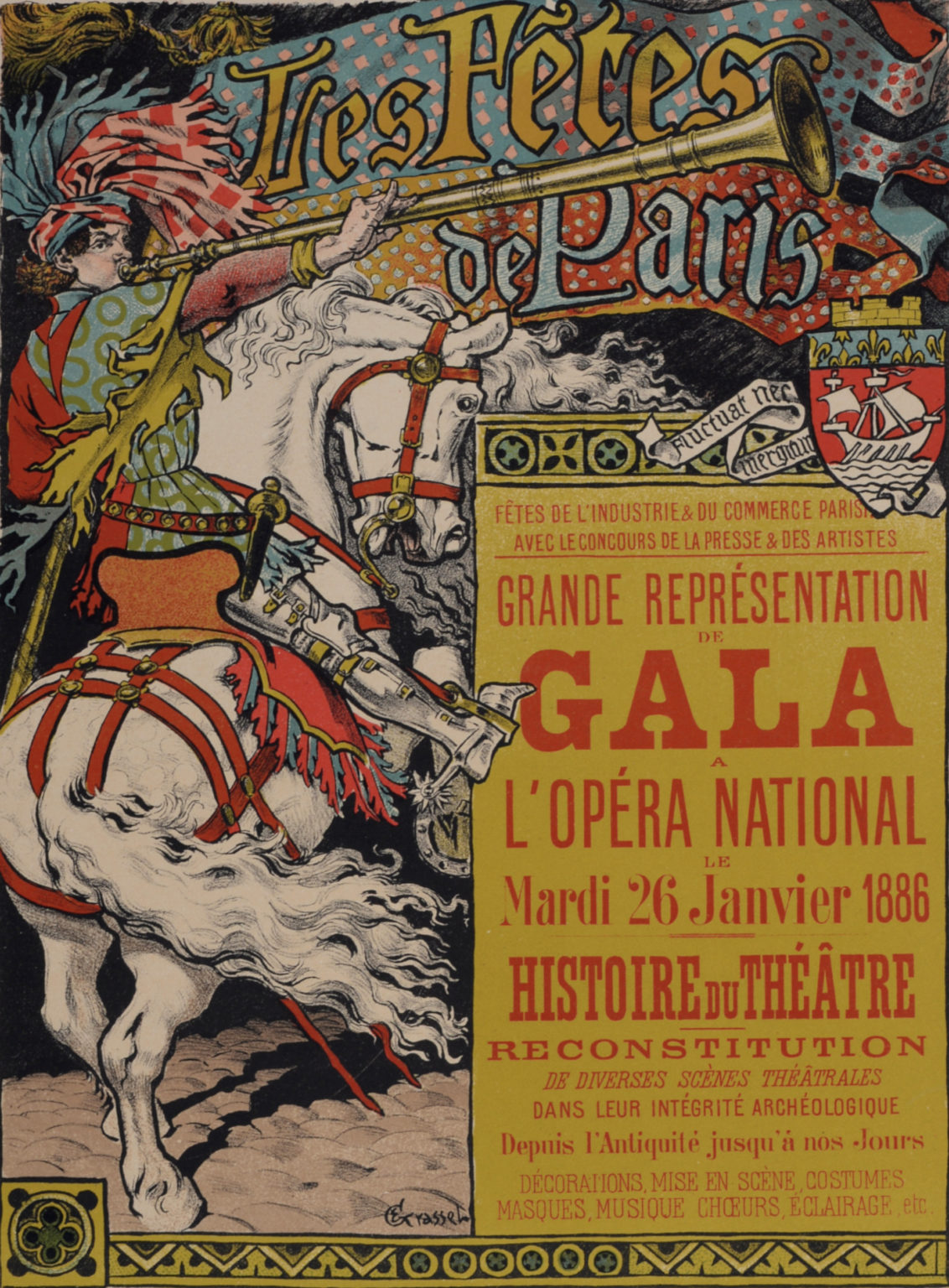 Eugène Grasset - Les Fêtes de Paris, 1896
