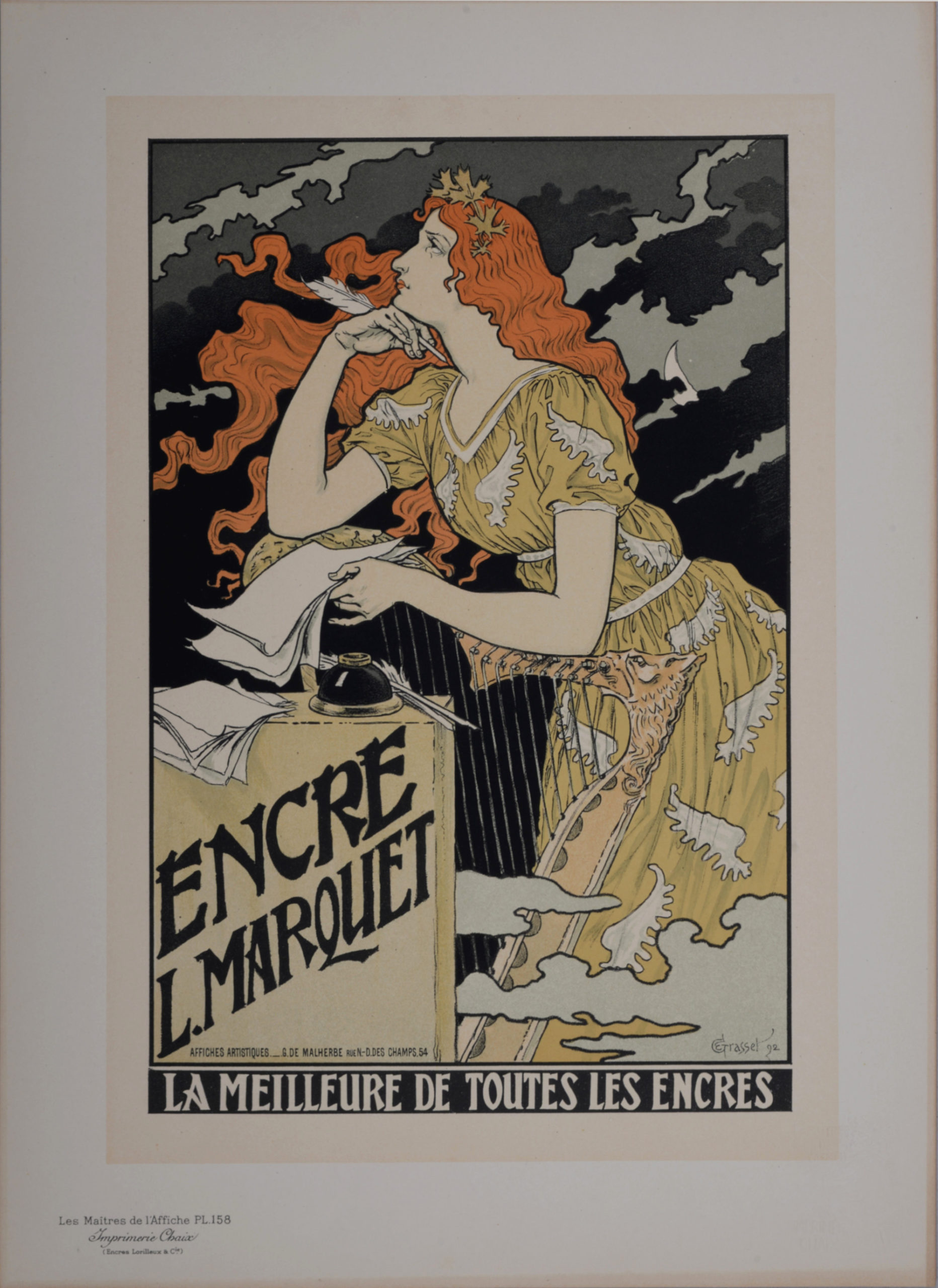 Eugène Grasset - Les Maîtres de l'Affiche : Encre L. Marquet, 1899 - Image 2