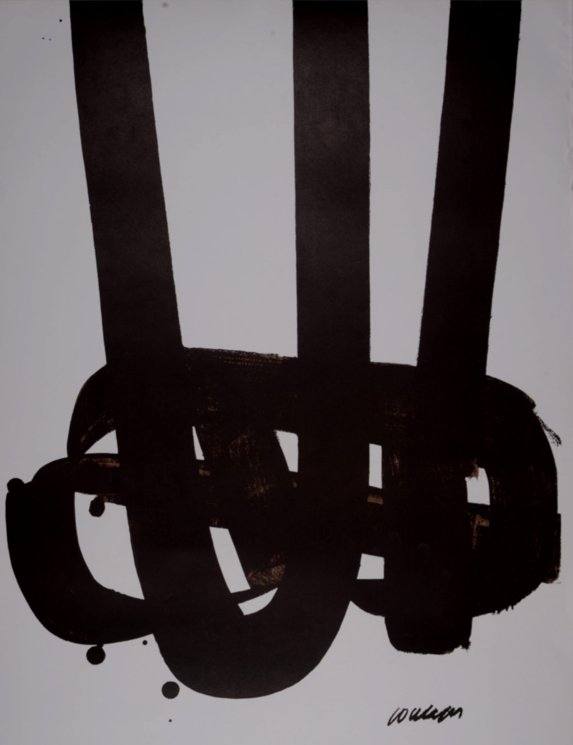Pierre Soulages - Lithographie n°29, 1970 (German edition)