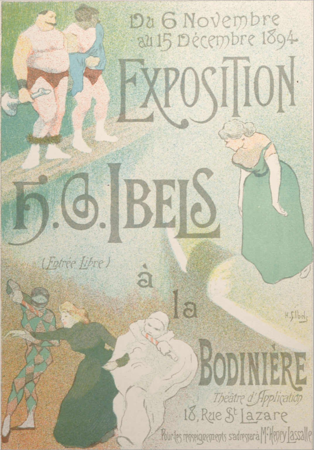 Henri-Gabriel Ibels - Exposition H.G Ibels à la Bodinière, 1896