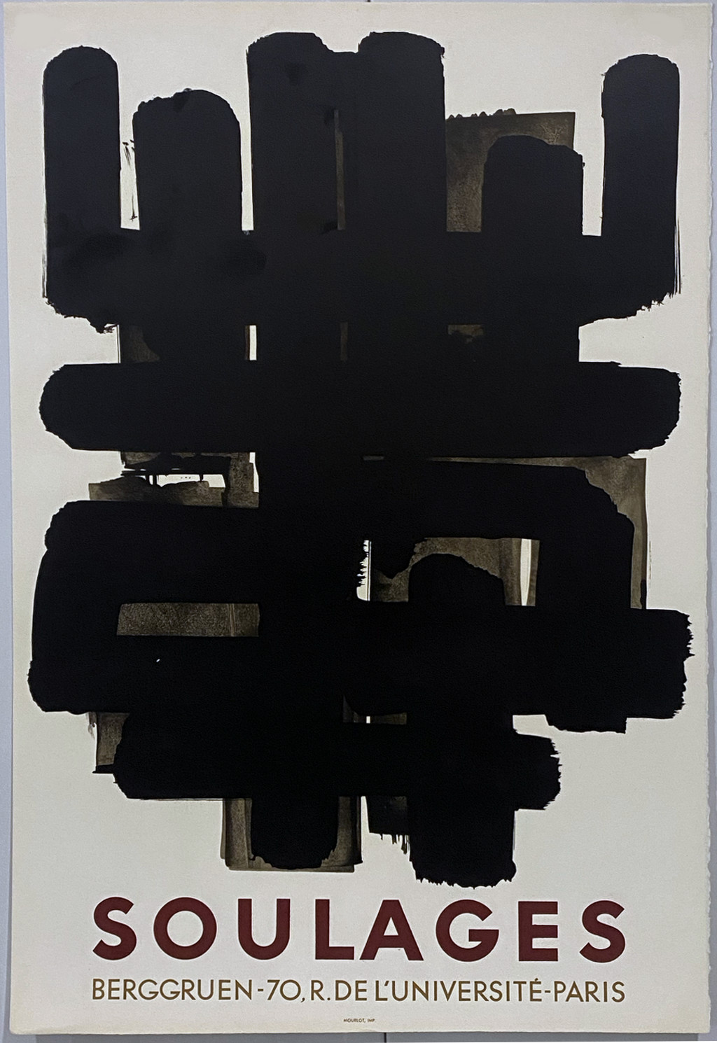 Pierre Soulages - Galerie Berggruen, 1958 (Deluxe edition)