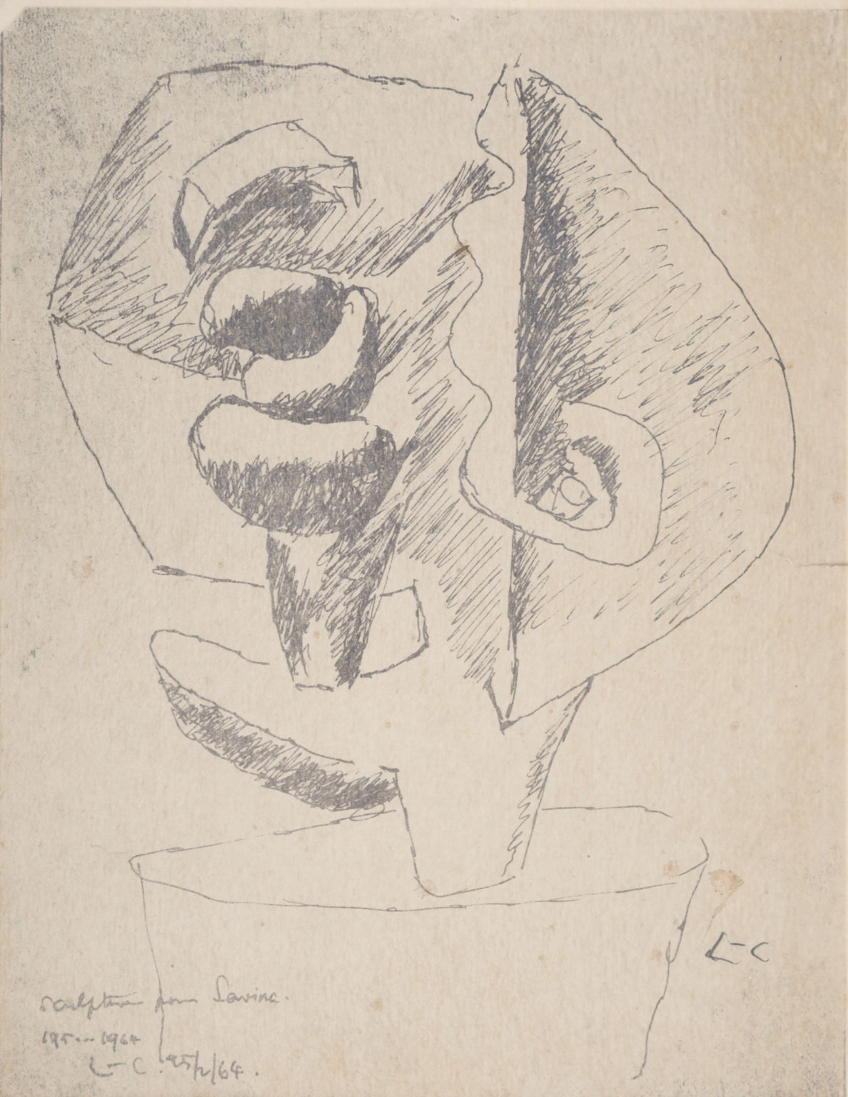Le Corbusier - Ubu Panurge - Sculpture pour Savina, 1964 - Unique proof - Hand-signed!