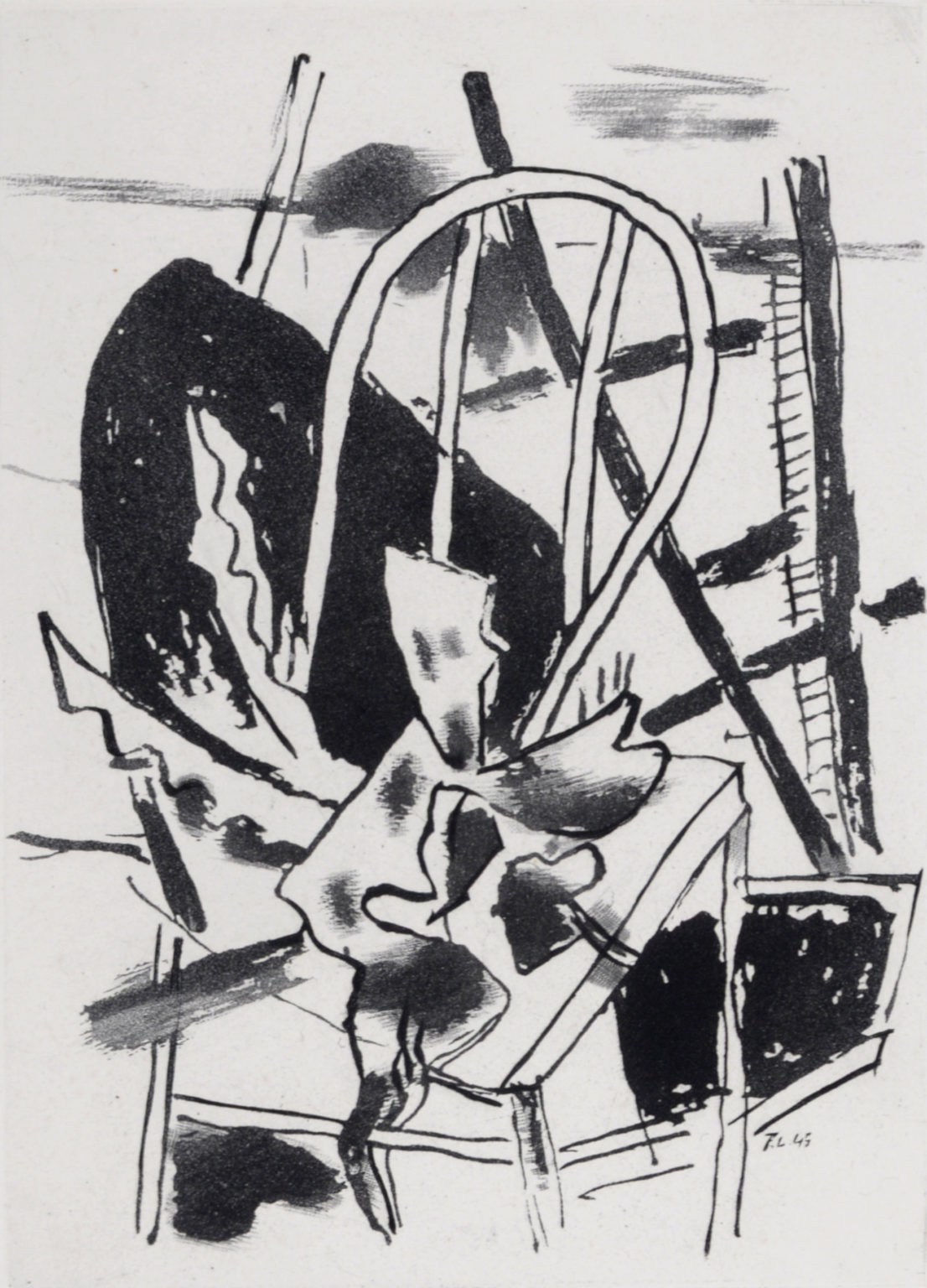 Fernand Léger - Composition, 1947