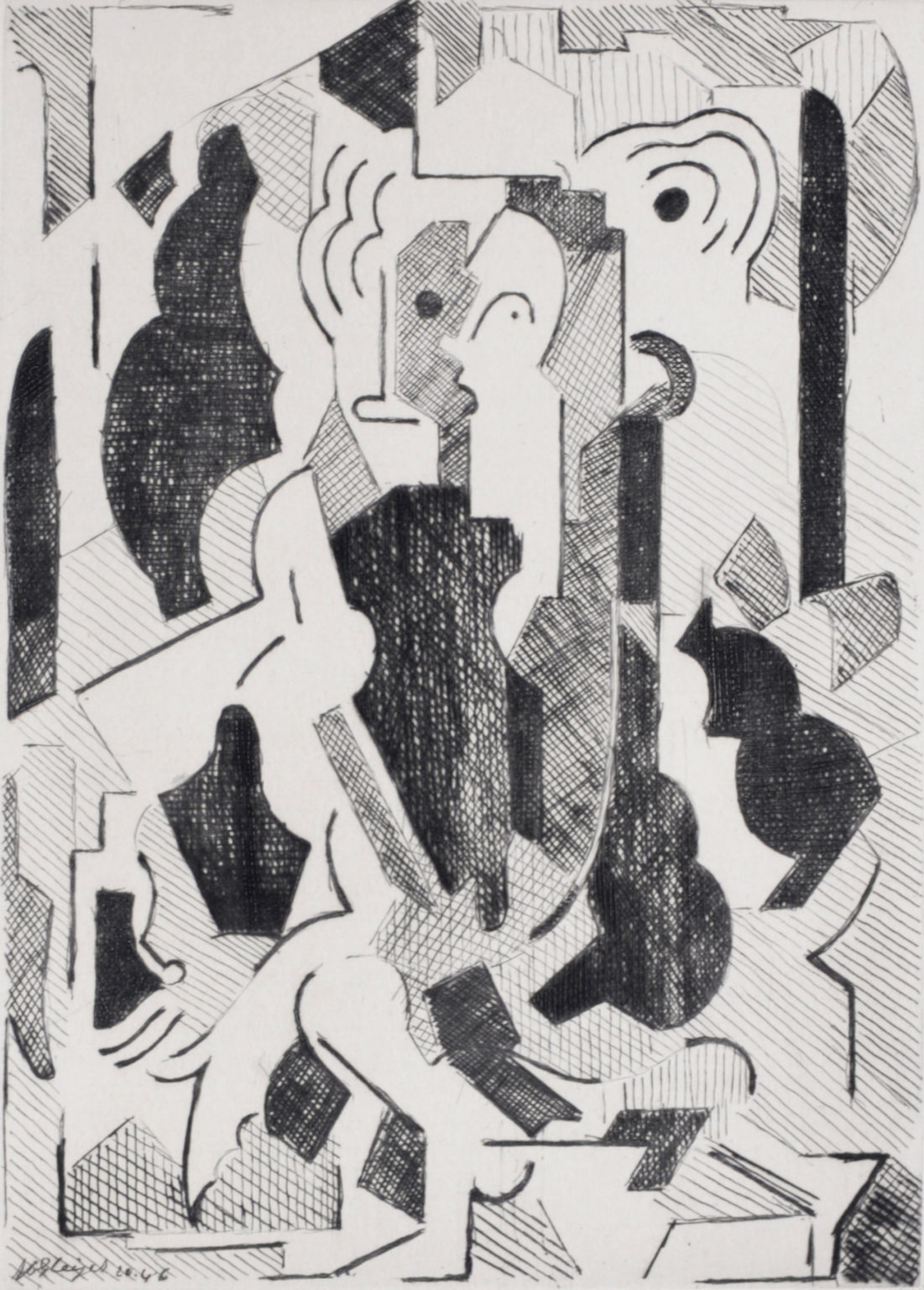 Albert Gleizes - Composition, 1947