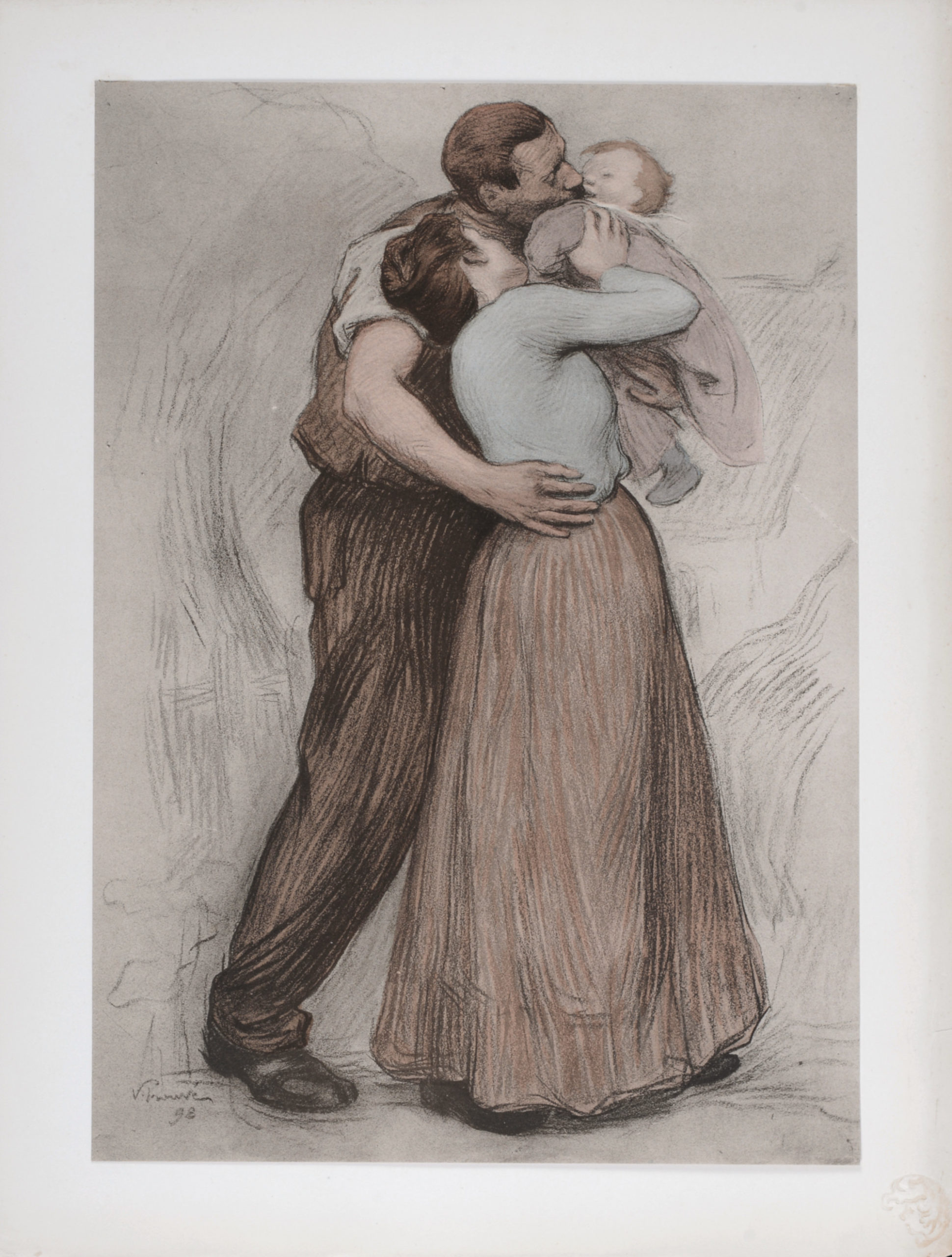 Victor Prouve - Le Baiser, 1898