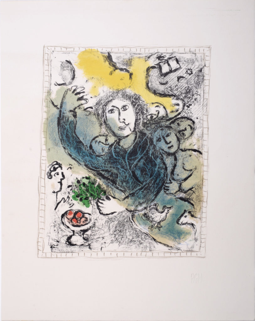 Marc Chagall - L'Artiste II, 1978 - Very scarce!