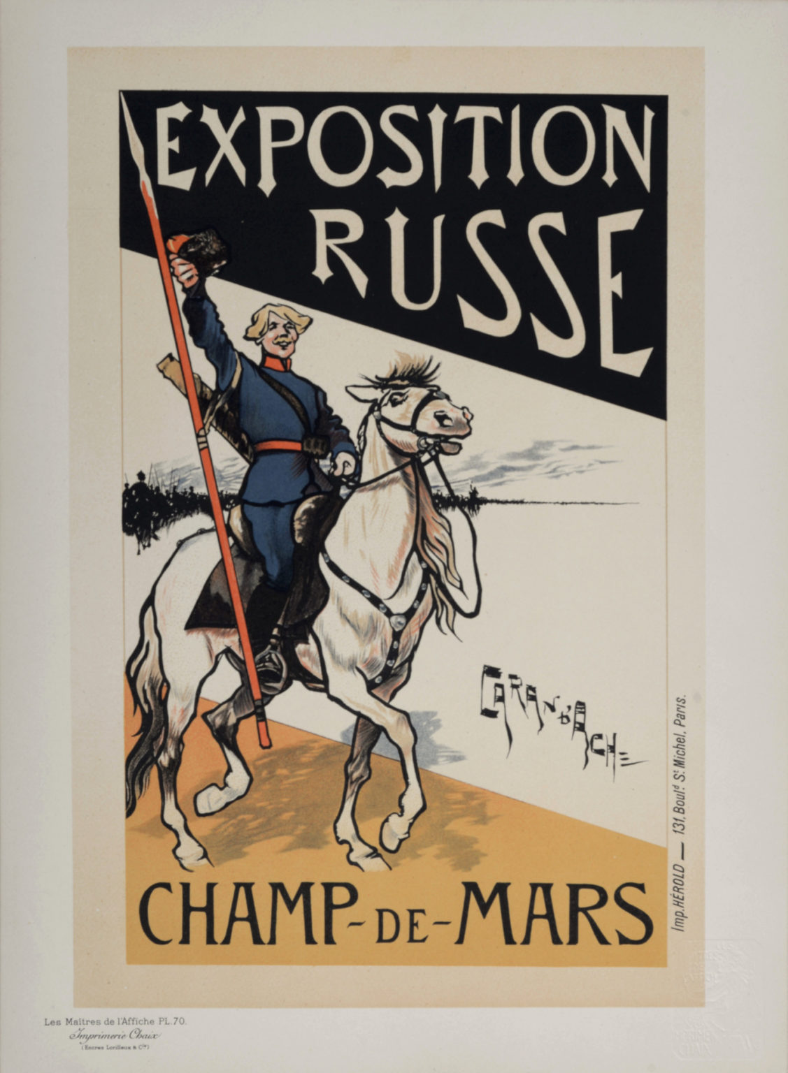 Caran D'Ache - Les Maîtres de l'Affiche : Exposition Russe, 1897