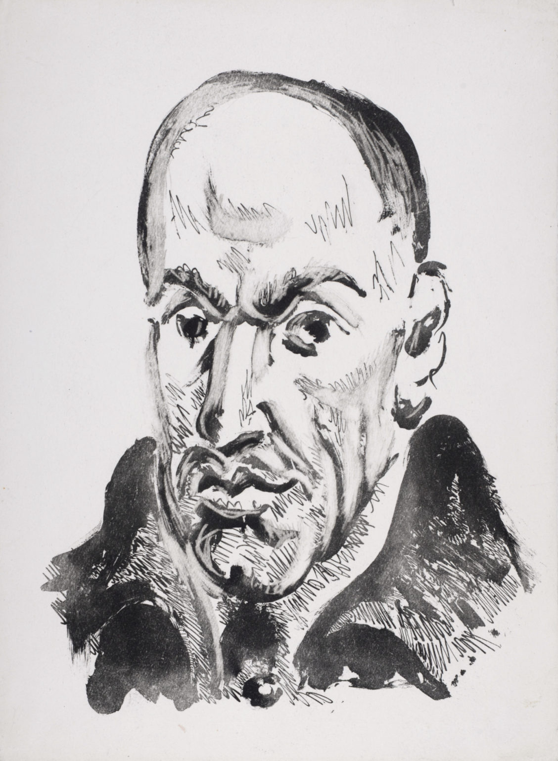 Pablo Picasso - Le Poète à un excellent peintre étranger qui faisait son portrait, 1947