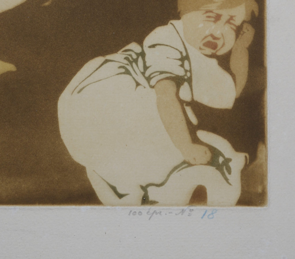Victor Mignot - Le Pélican, c. 1910 Hand-signed! - Image 3