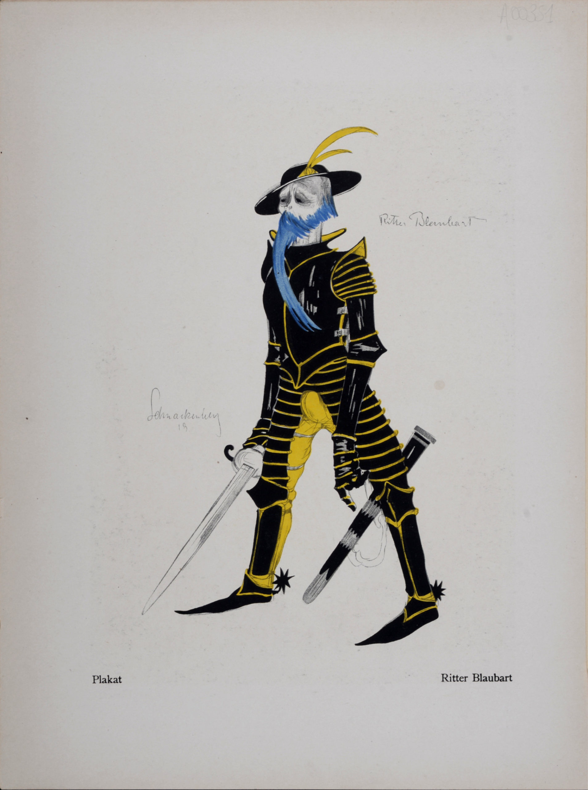 Walter Schnackenberg - Ausstellung & Ritter Blaubart, 1922 - Image 3