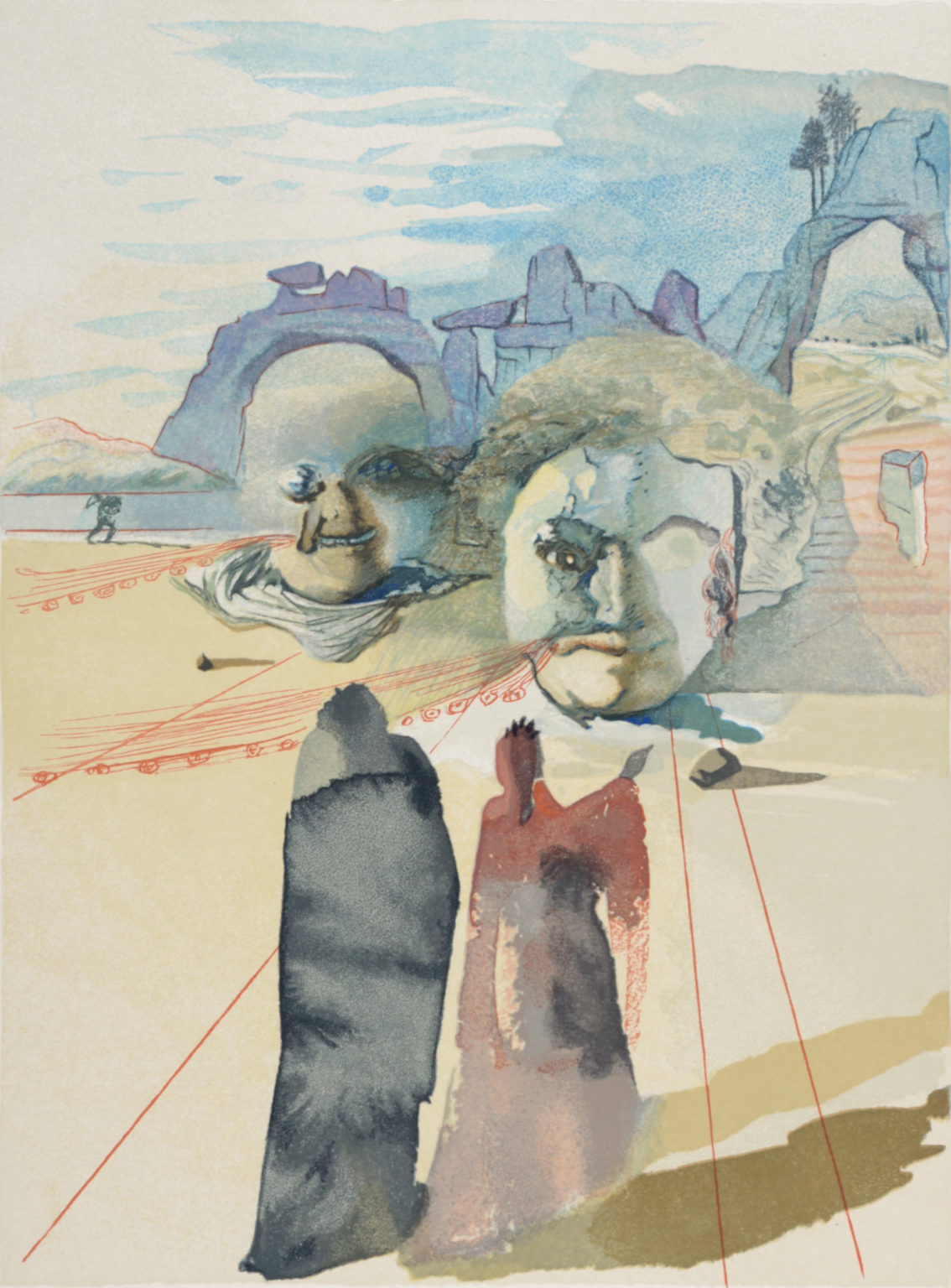 Salvador Dali - Avarice et Prodigalite, 1963