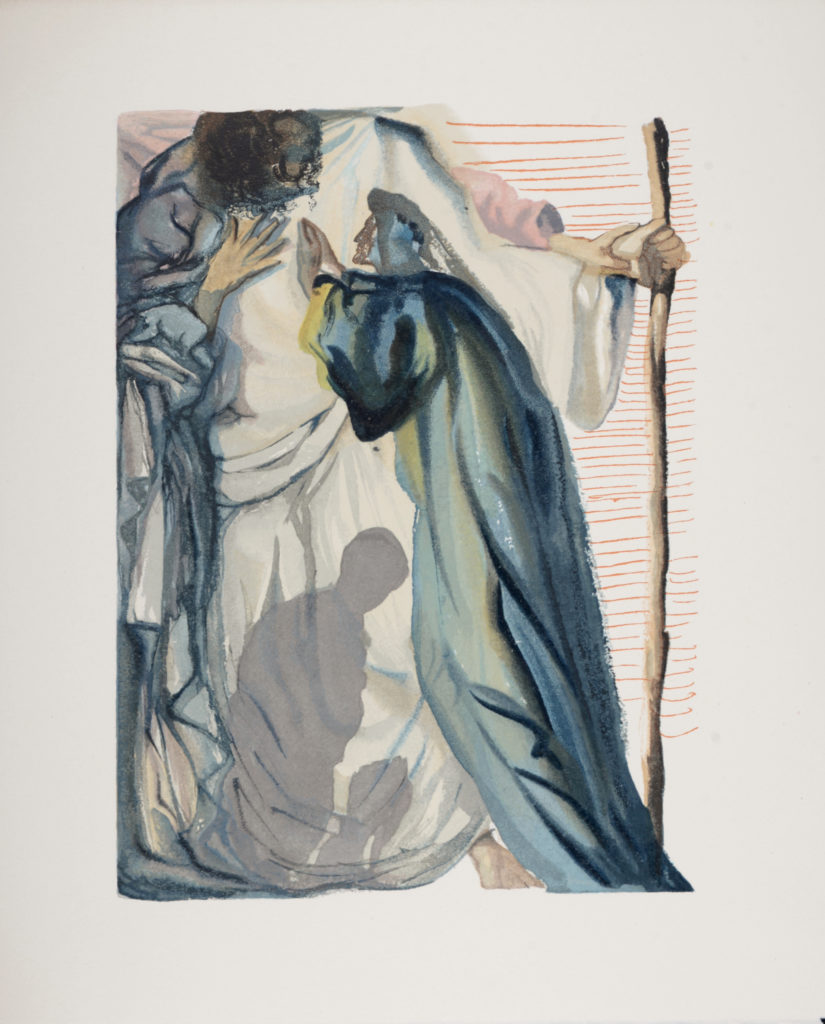 Salvador Dali - Un esprit interroge Dante, 1963 – Image 2