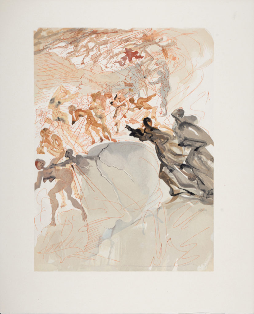 Salvador Dali - Montée à la septième corniche : La Luxure, 1963 - Image 2