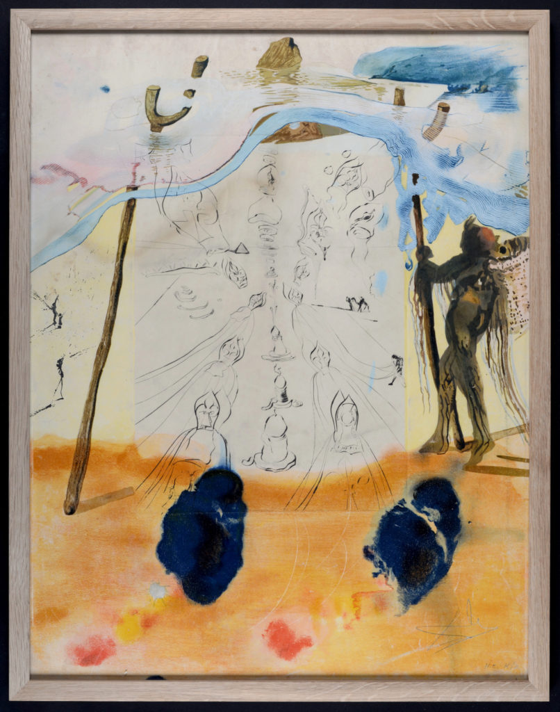 Salvador Dali - Transmission des traditions, 1974 - Framed - Image 2
