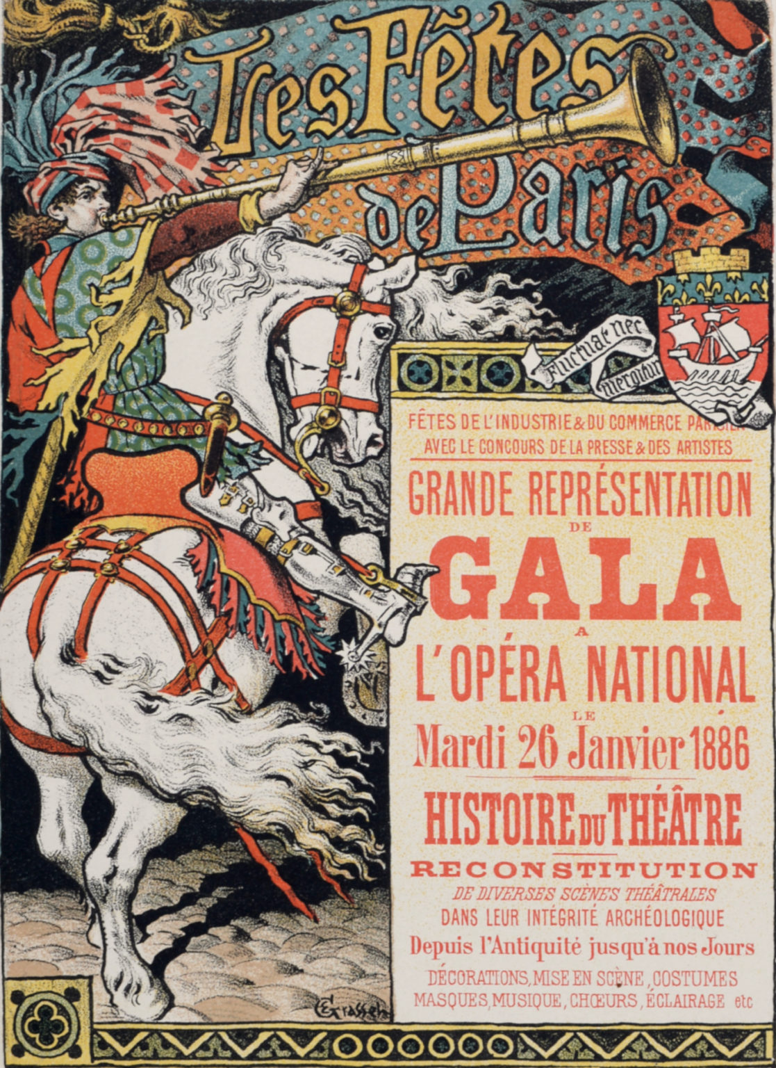 Eugène Grasset - Les Fêtes de Paris, 1896