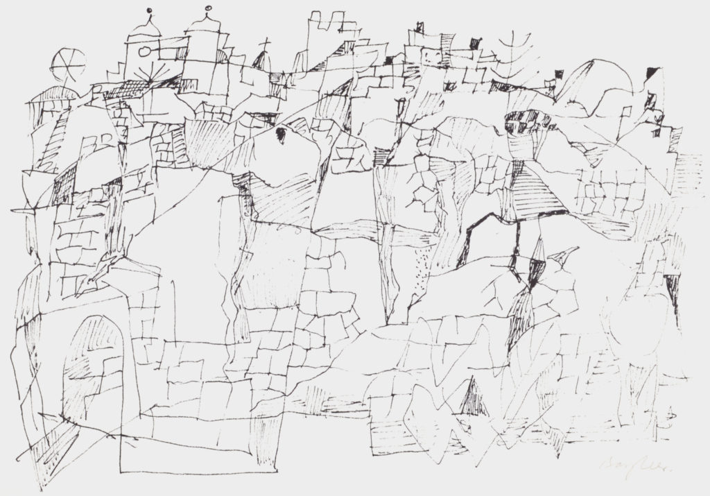 Eduardo Bargheer - Composition, 1965 - Hand signed