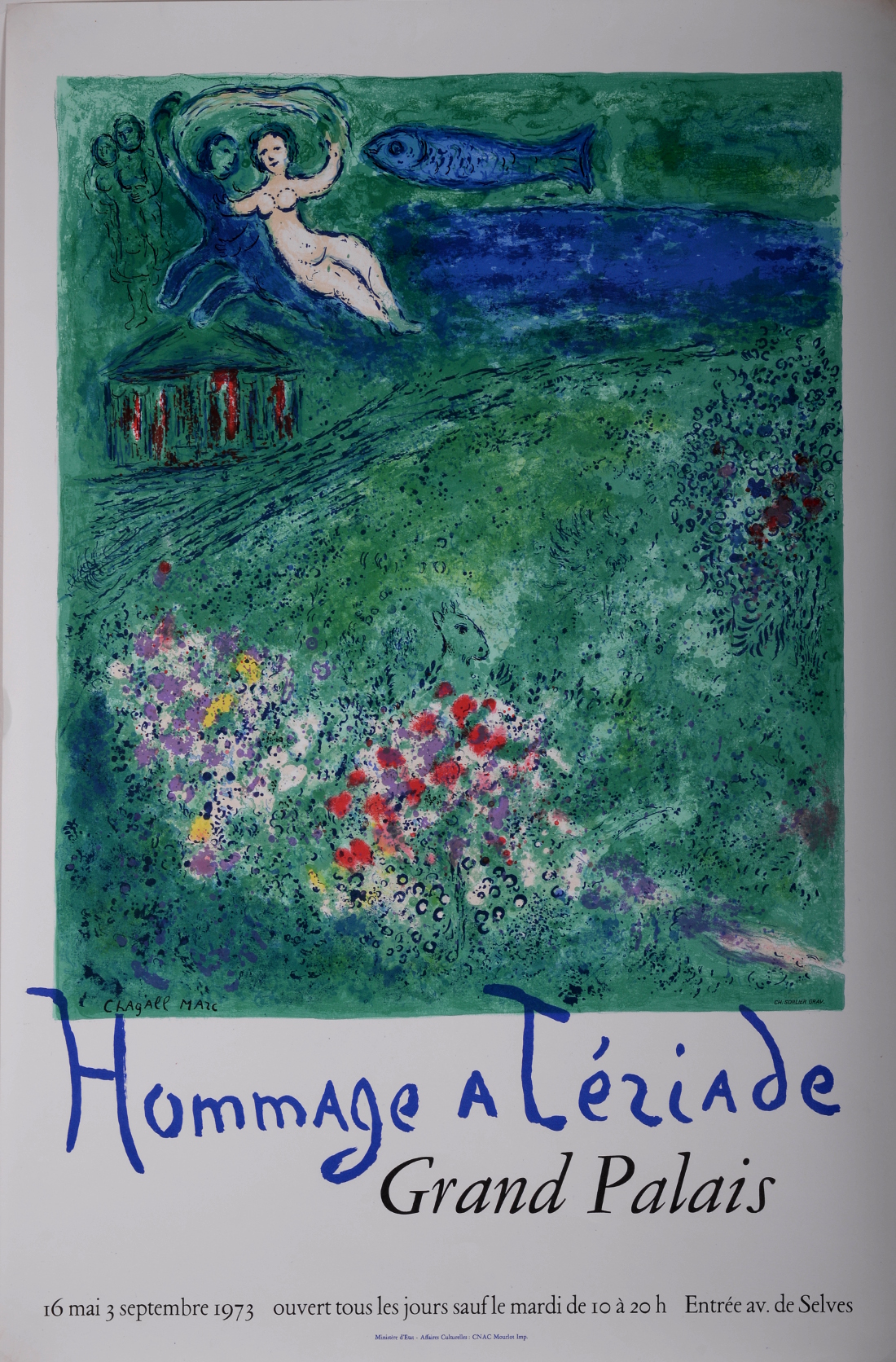 Marc Chagall : Le Verger, 1972