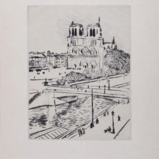 Albert Marquet - Notre-Dame et le quai Saint Michel, 1927
