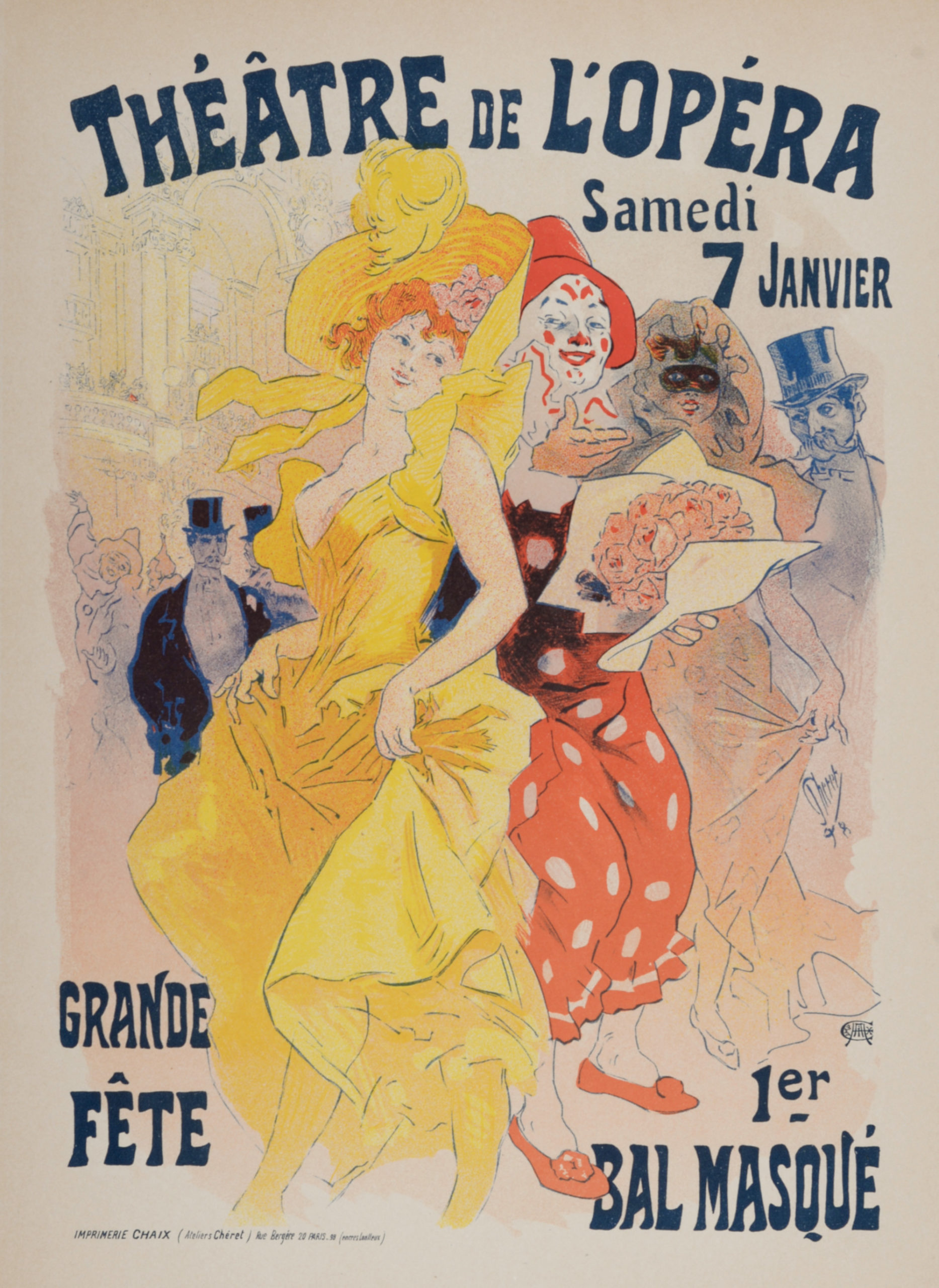 Jules Chéret - Les Maîtres de l'Affiche : Théâtre de l'Opéra, 1898