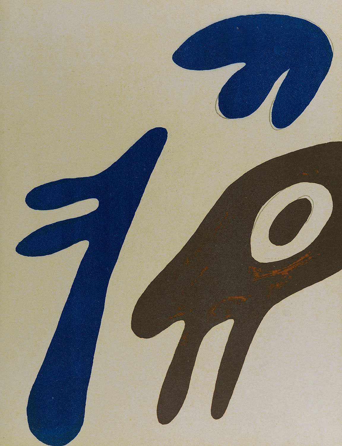 Jean ARP torso and navel on table 1962