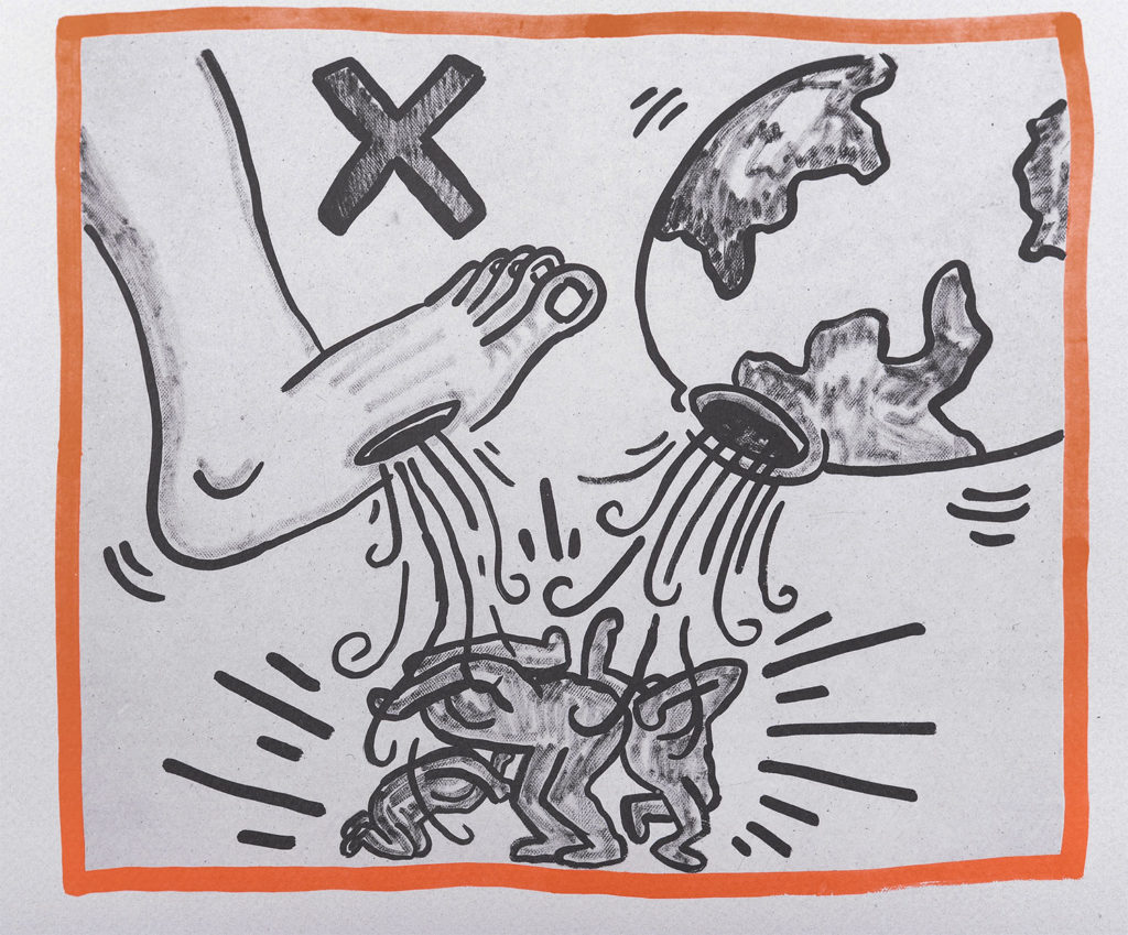 Keith Haring - Against all Odds, 1990