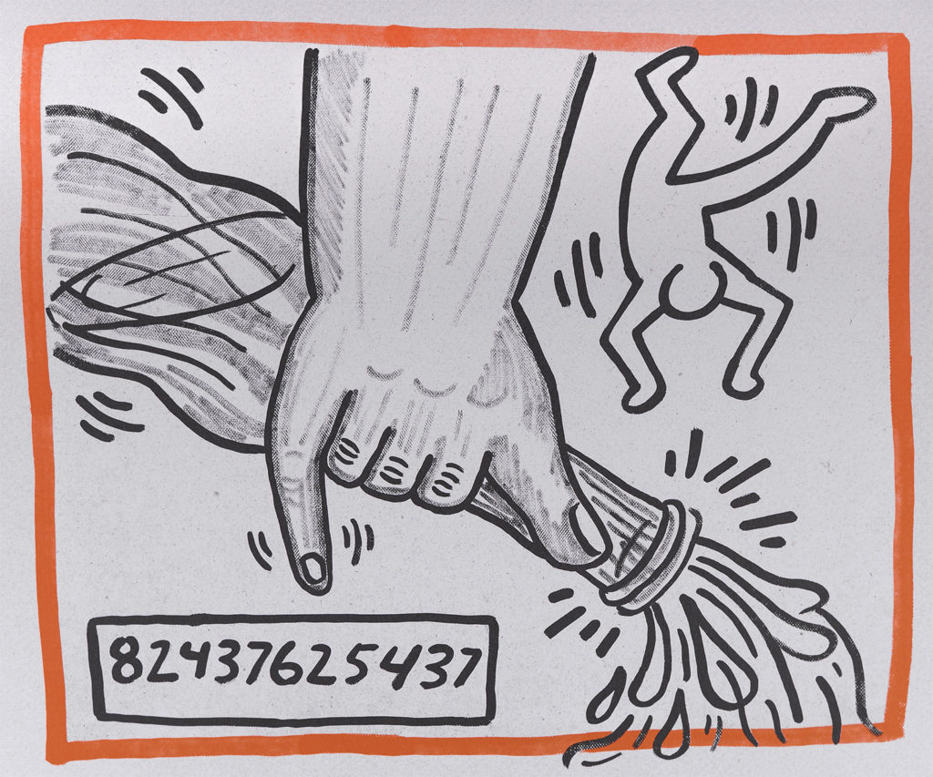 Keith Haring - Against all Odds, 1990