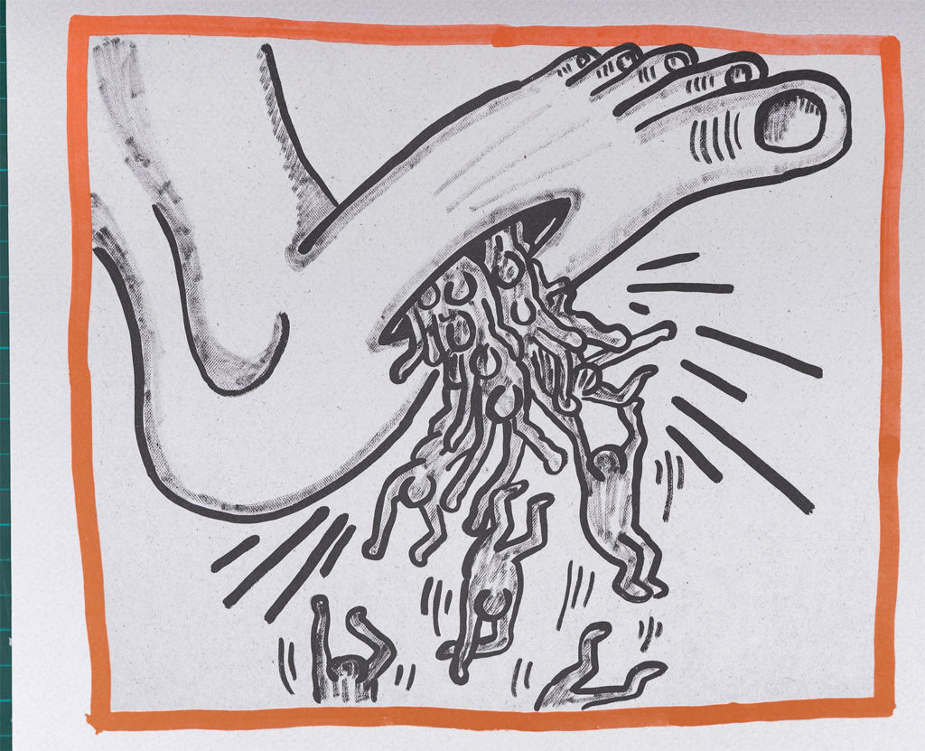 Keith Haring - Against all Odds, 1990