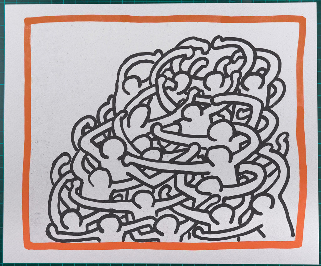 Keith Haring - Against all Odds : Untitled, 1990