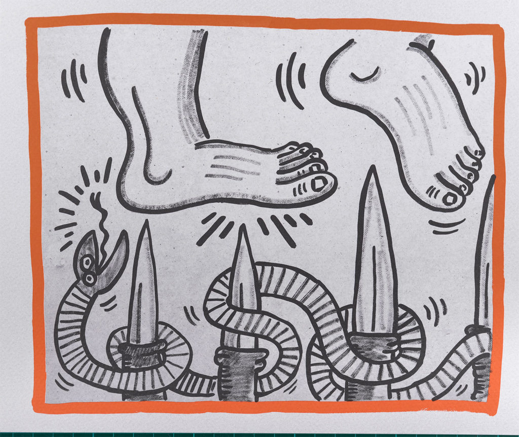 Keith Haring - Against all Odds, 1990