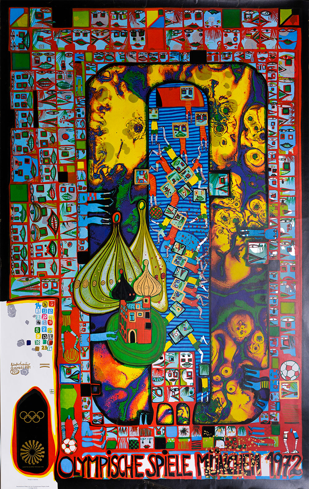Friedensreich HUNDERTWASSER Olympische Spiele München 1972