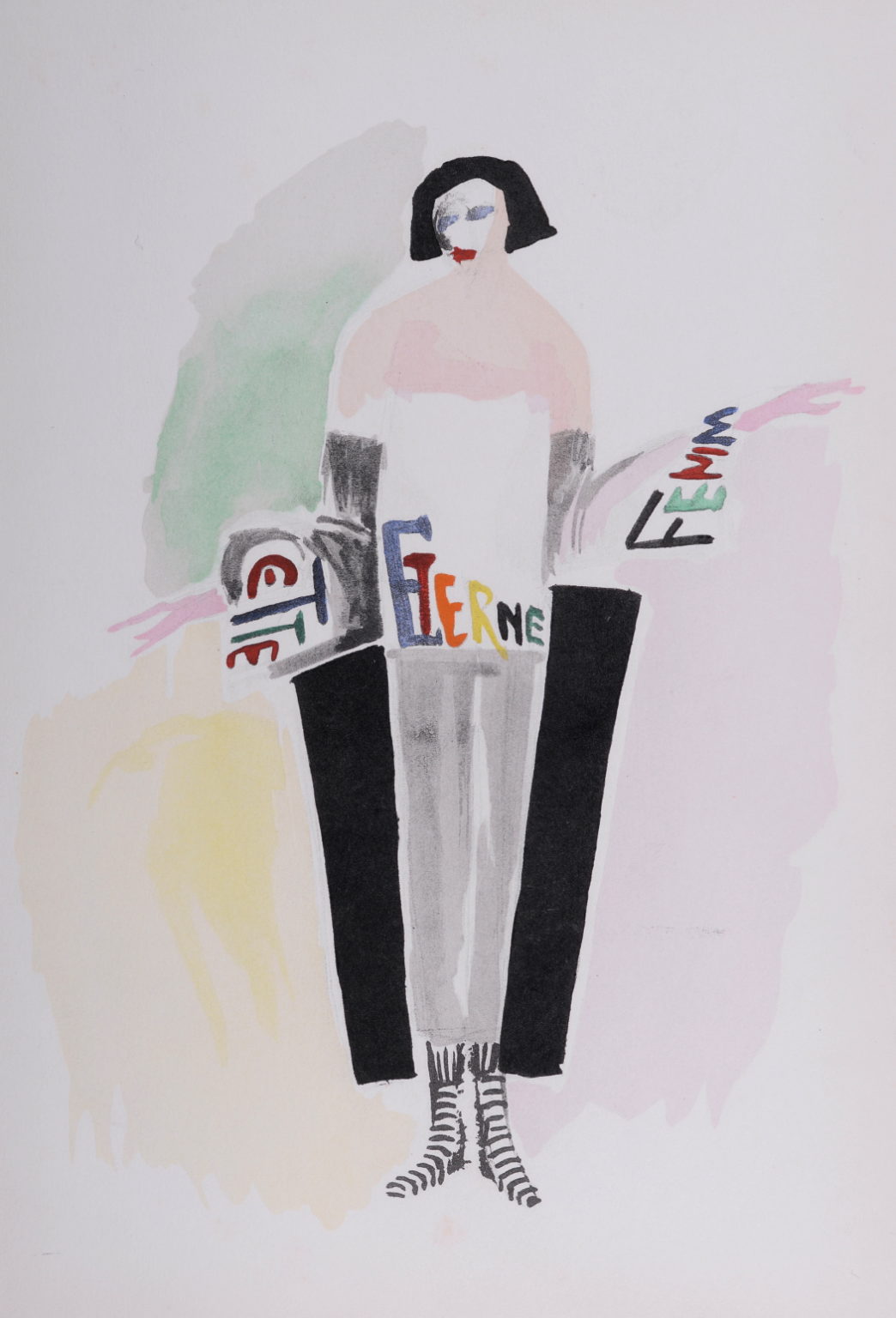 Sonia Delaunay - Costumes (V), 1969