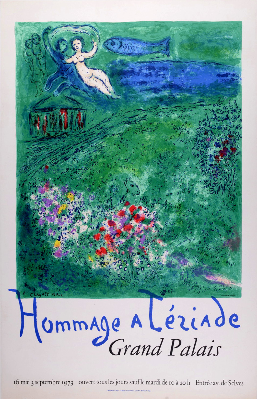 Marc Chagall, Hommage à Tériade 1973