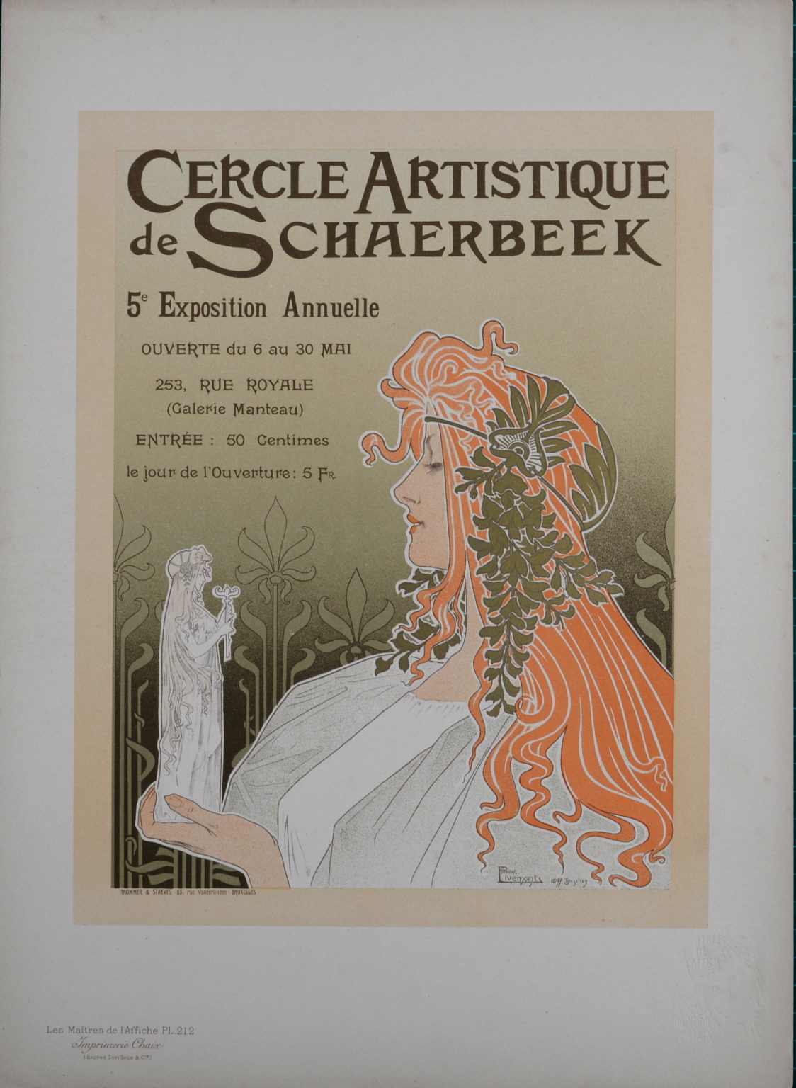 Privat Livemont Cercle de Schaerbeek 1896