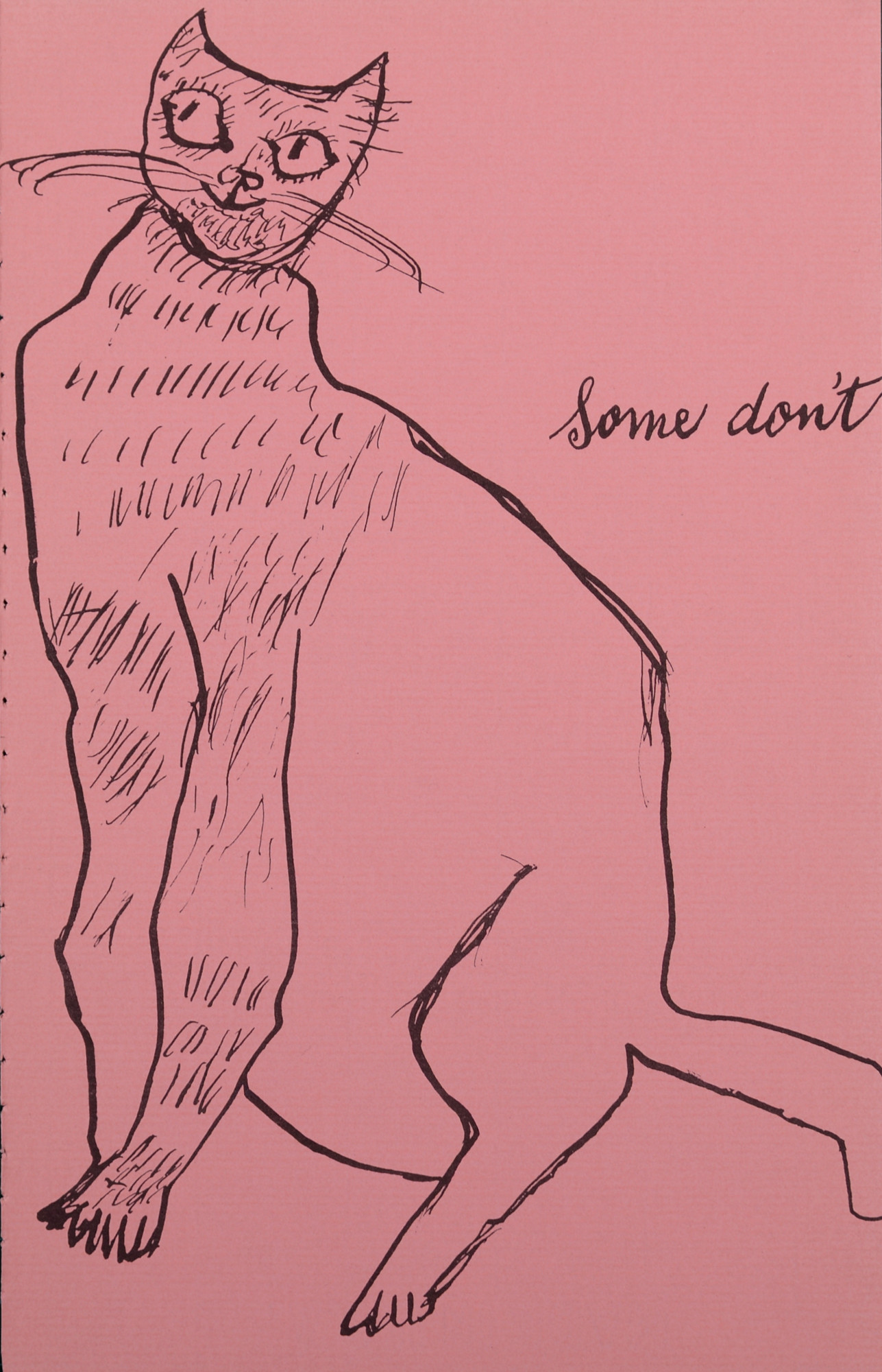 Andy Warhol : Some don't from Holy Cats by Andy Warhol's Mother, C. 1957