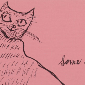 Andy Warhol : Holy Cats : Some don't, c. 1957