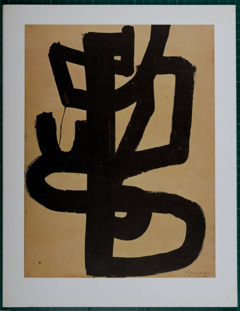 Pierre Soulages - Composition #1, 1962 - Image 2