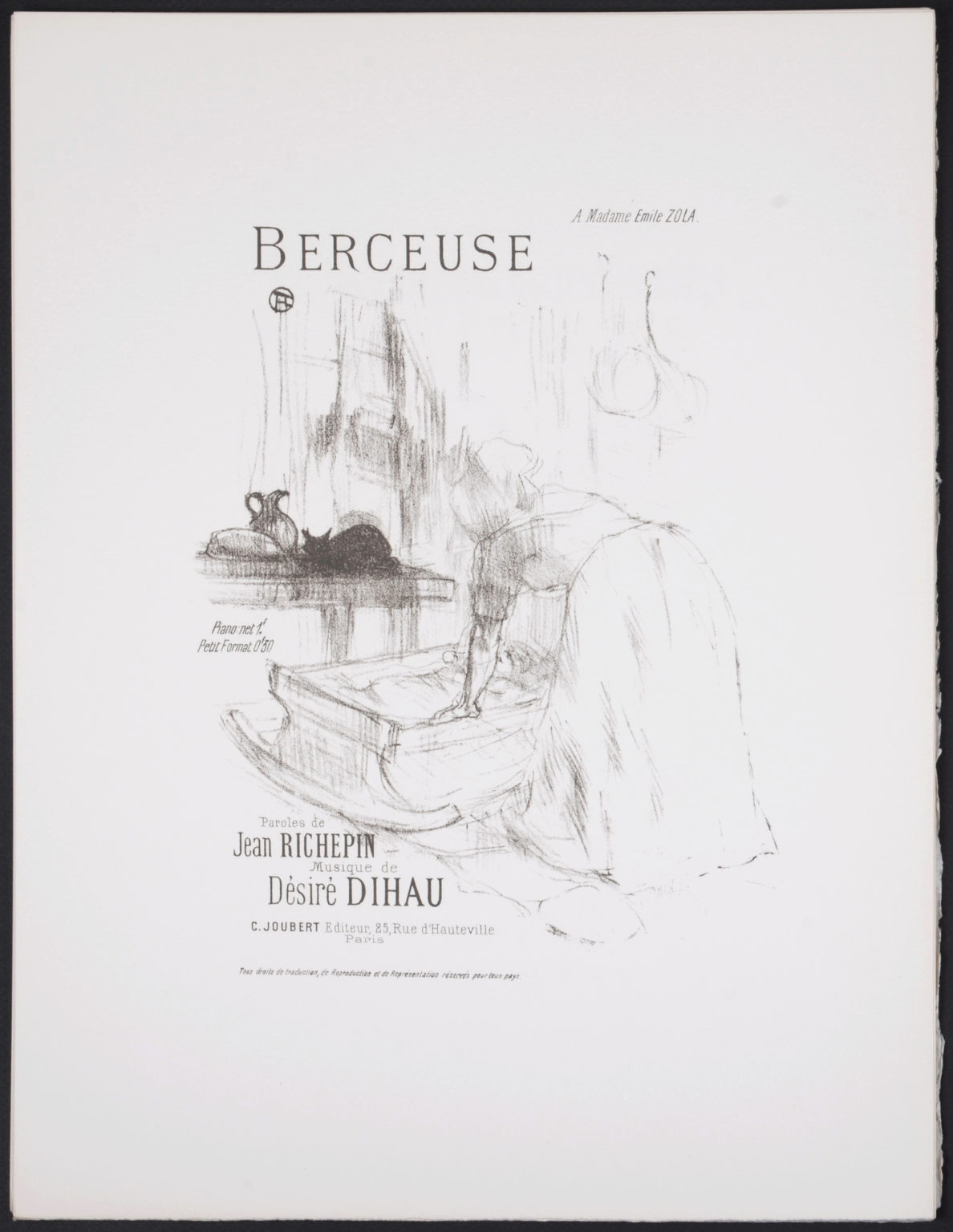 Henri de Toulouse-Lautrec - Berceuse, 1895 - Image 2