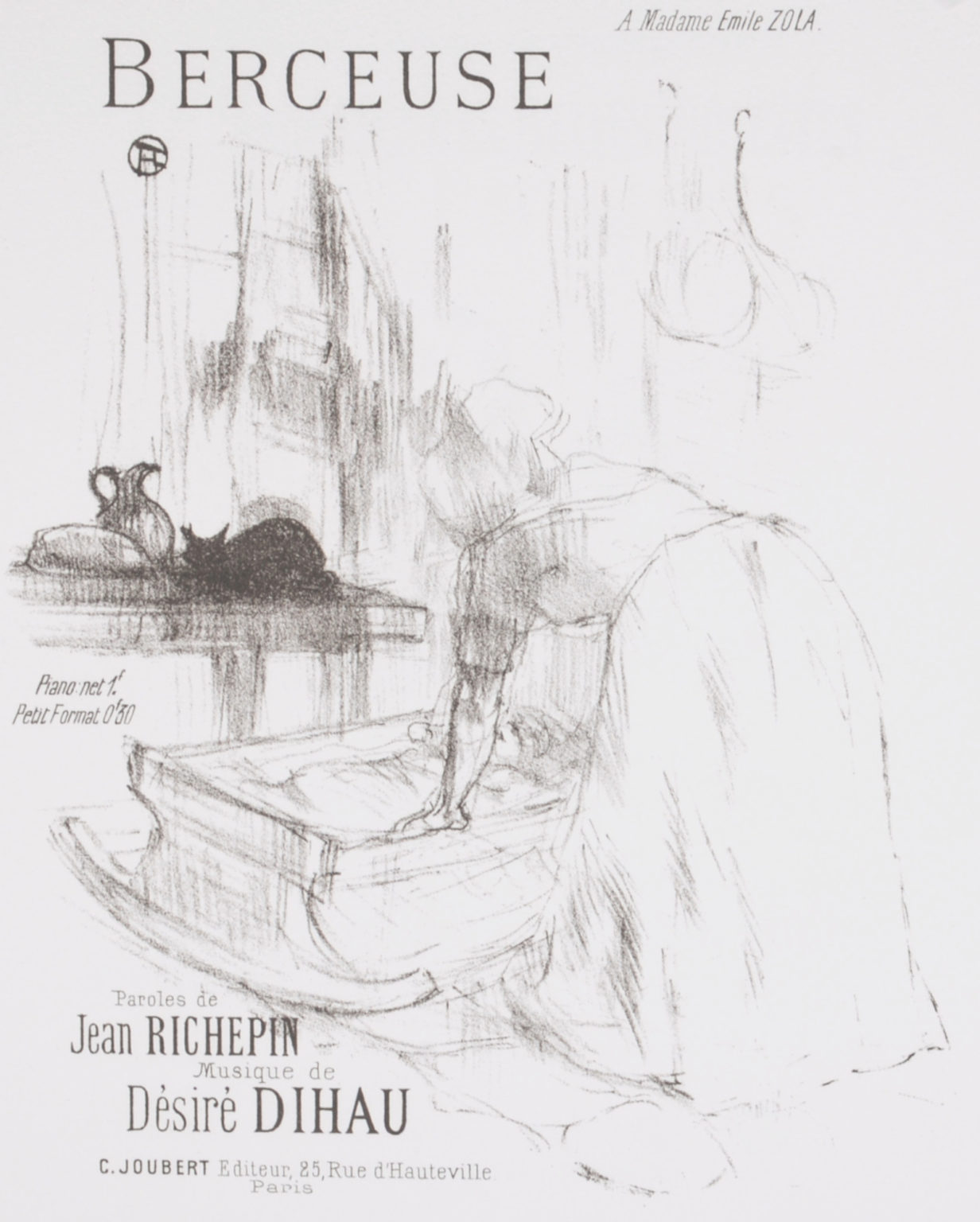 Henri de Toulouse-Lautrec - Berceuse, 1895 - Image 3