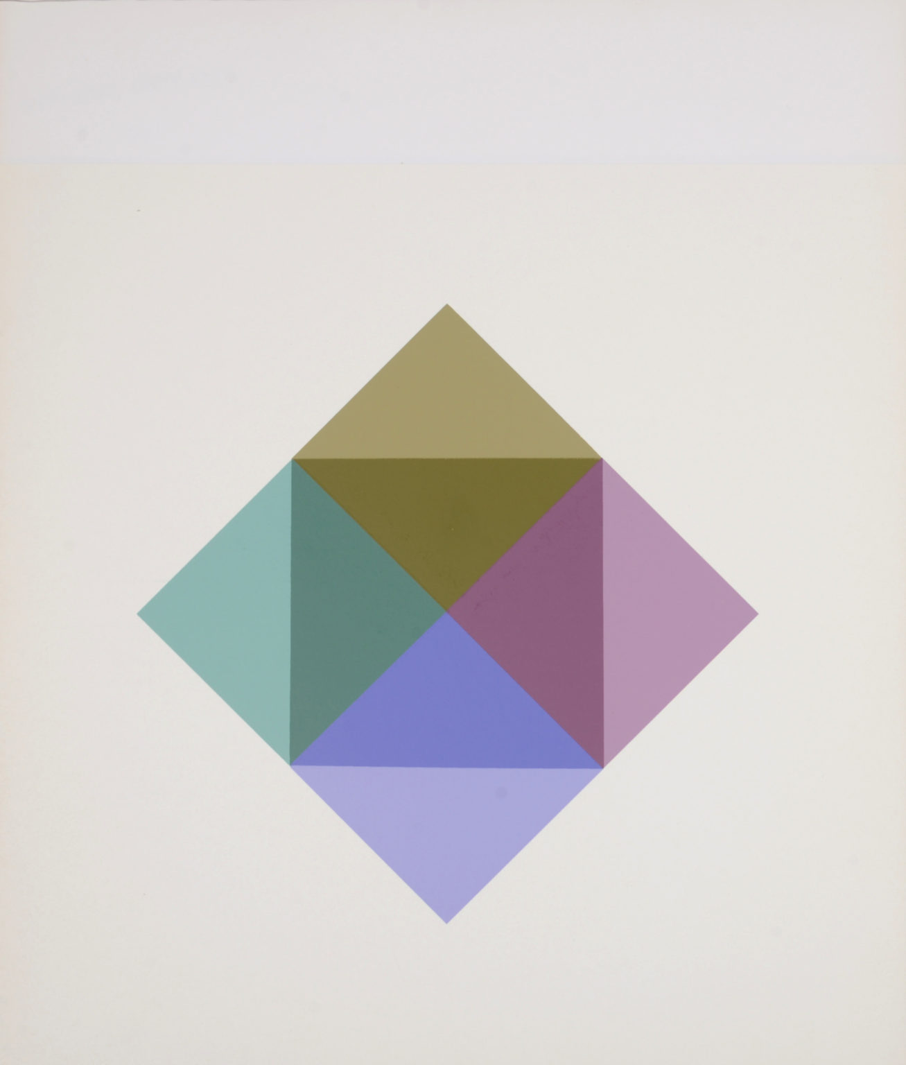 Sanford Wurmfeld - Abstract composition, 1971
