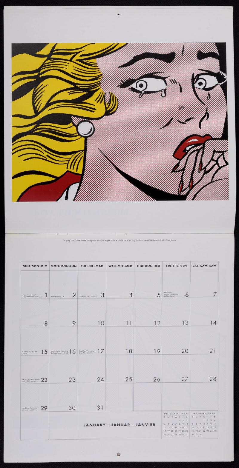 Roy Lichtenstein - 1995 Calendar (Ephemera) - Image 3