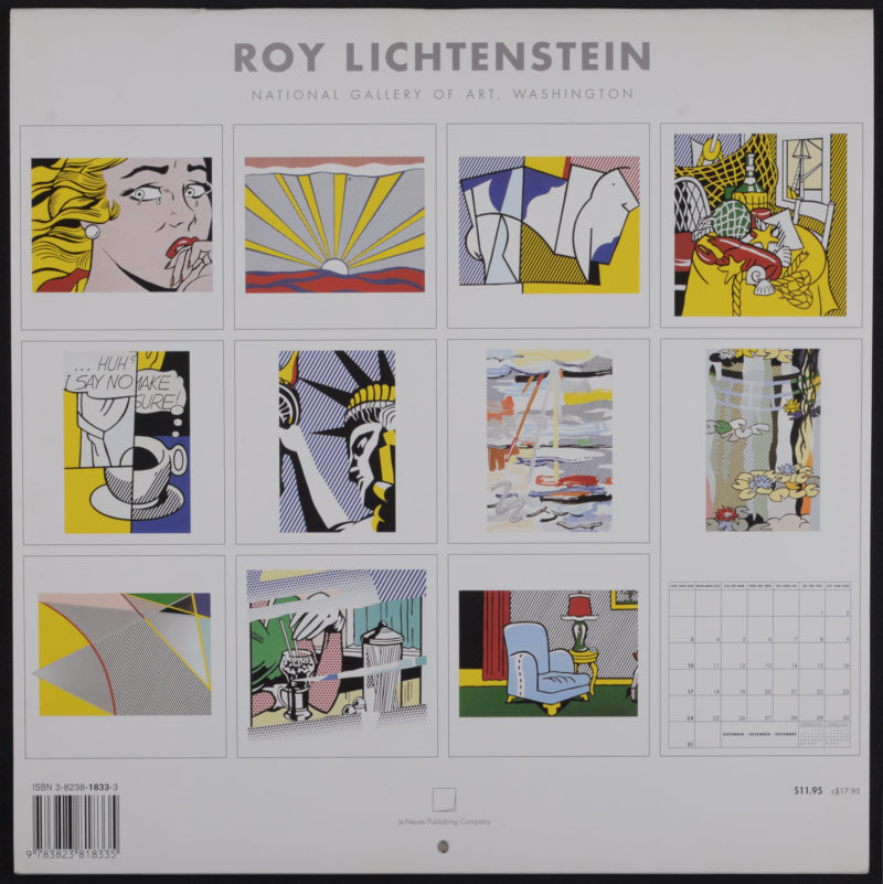 Roy Lichtenstein - 1995 Calendar (Ephemera) - Image 7